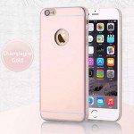 Wholesale iPhone 6s 6 Slim Aluminum Hybrid Case (Champagne Gold)